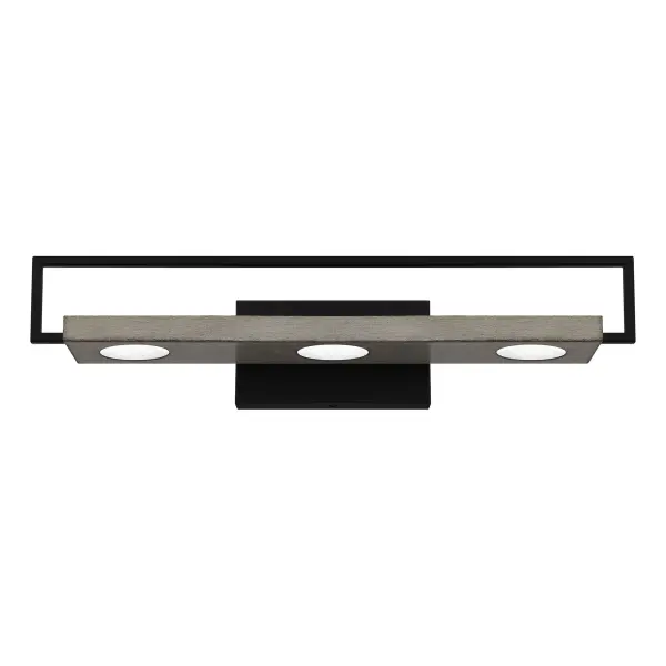 Modern bathroom lighting, solved. The Winnett series features clean lines and industrial materials that perfectly illuminate modern- and minimalist-style bath spaces. These low-profile bath lights pair a matte black finish with earthy wood elements for a touch of organic allure.