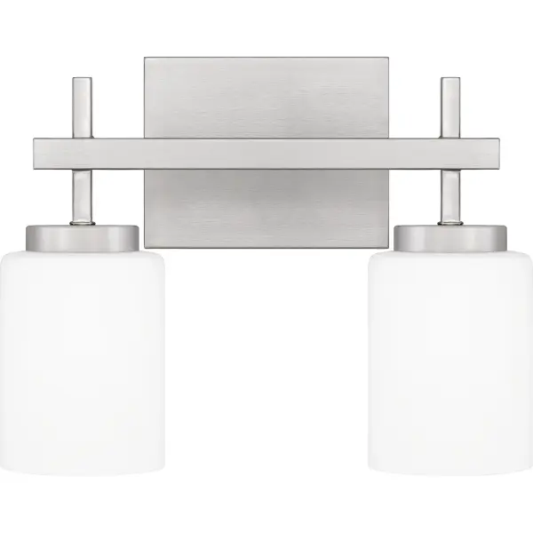 Opal etched glass casts a warm, ambient glow in the Wilburn wall sconce and bath light collection. The minimalist silhouette is accentuated by clean straight lines and a gleaming rectangular backplate. Choose from a variety of size and finish options to round out your home. Whichever you choose, Wilburn's integrated LED light source is guaranteed to shine in any hallway, bathroom or living area.