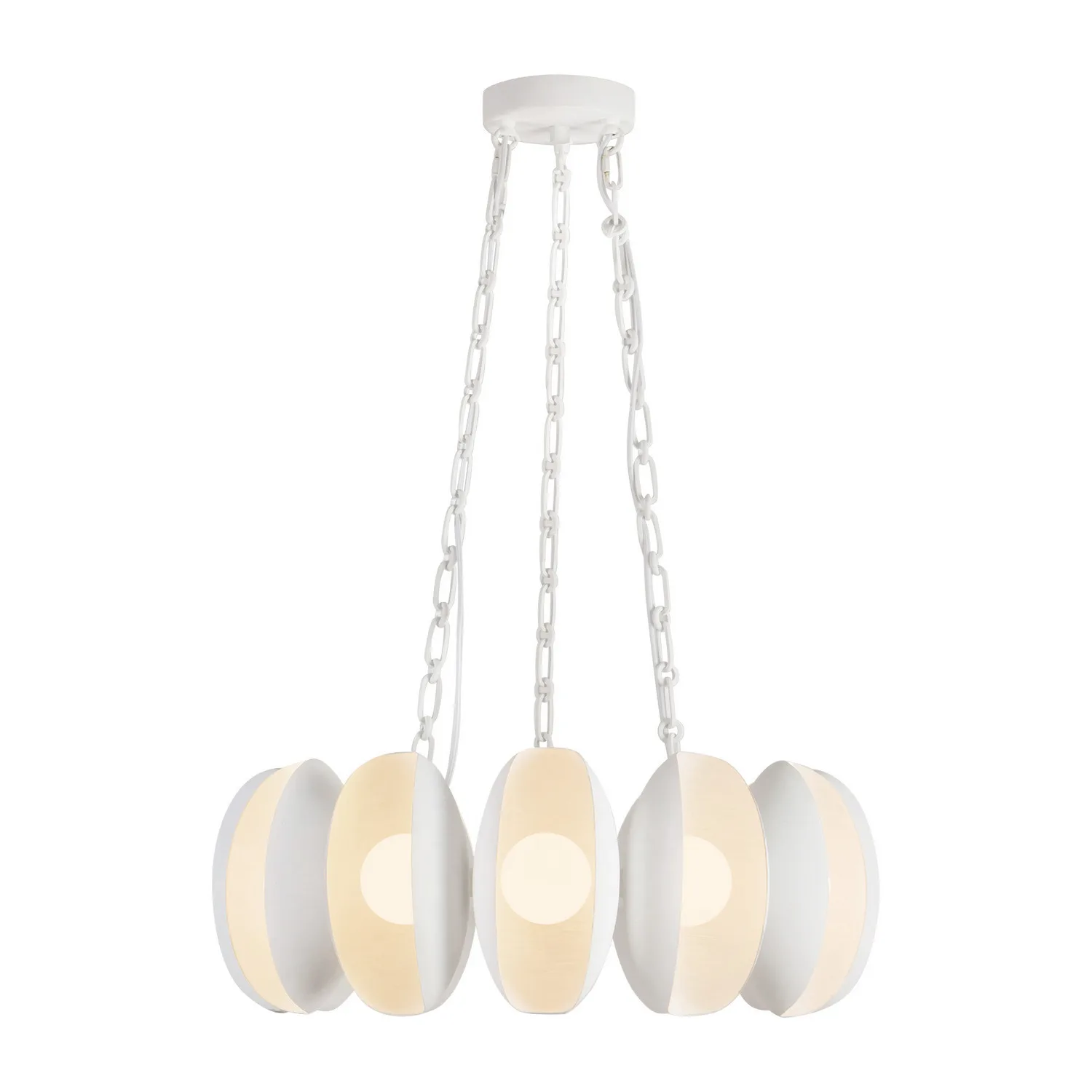 Cortez LED Chandelier in Antique White