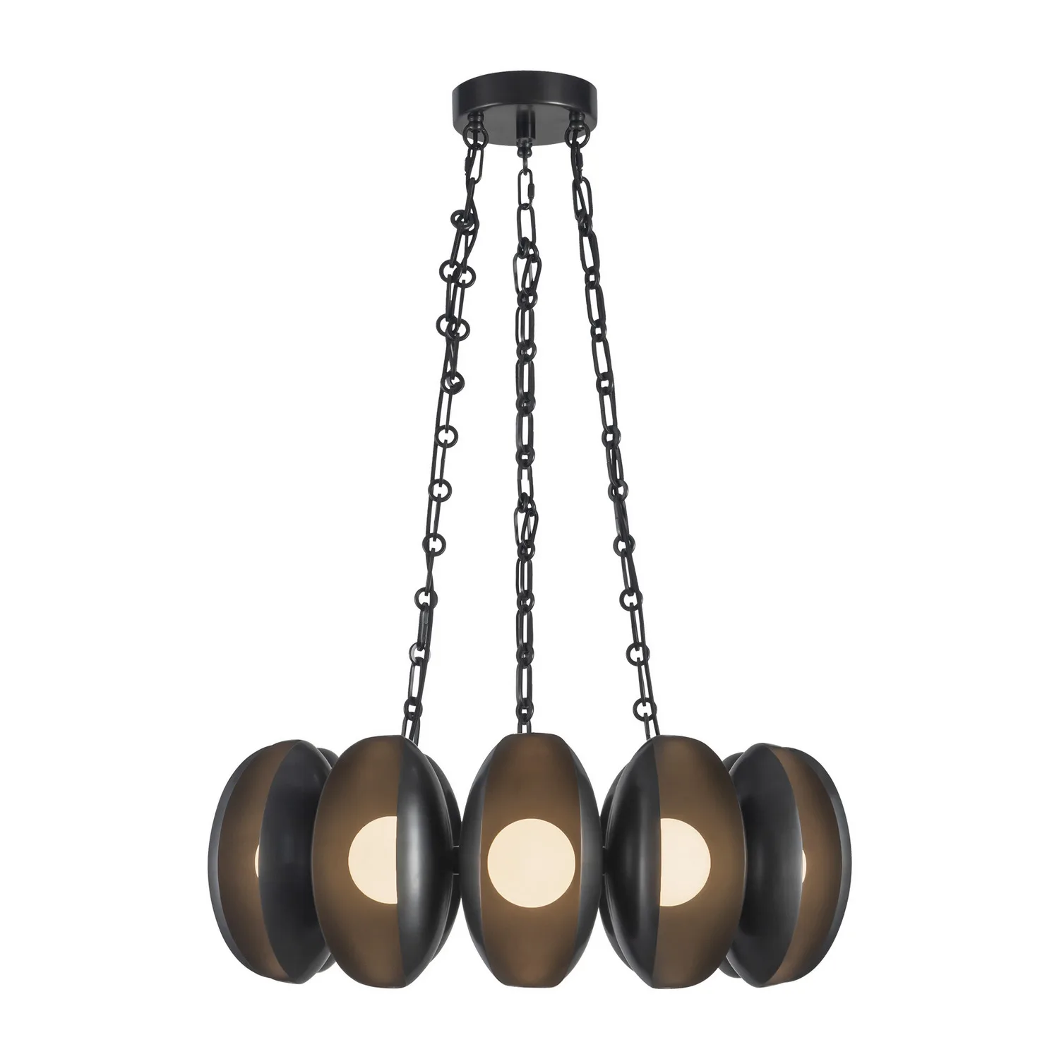 Cortez LED Chandelier in Urban Bronze