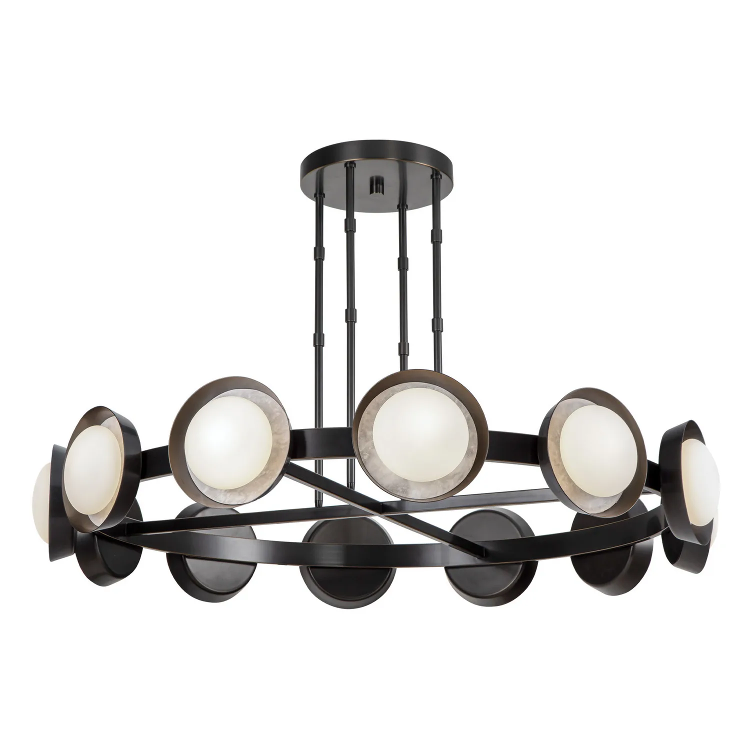 Alonso LED Chandelier in Urban Bronze