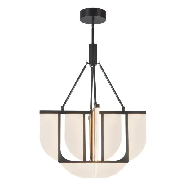 The Anders Collection offers a refined blend of classic elegance and modern innovation, creating a transitional lighting collection that feels both timeless and fresh. Inspired by traditional silhouettes and elevated with Art Deco-influenced detailing, Anders brings decorative sophistication to a wide range of interior spaces. Integrated light guide technology enhances visual depth while delivering smooth, even illumination that highlights the fixture's architectural form. Designed to bridge vintage character with contemporary performance, the Anders Collection complements both modern and traditional interiors alike. Each fixture features integrated LED technology with a warm 2700K color temperature, providing an inviting glow without the need for bulbs. Collection: Anders Designer: Elisa Carlucci Finish: Urban Bronze Glass: Acrylic Light Guide Width: 24.50" Height: 30.50" Weight: 26.90 lb Wire: 144" Rod: 46" (3x12" + 1x6" + 1x4") Canopy: D6.375" x H2" Maximum Wattage: 50.00 W Light Source: LED Light Output: 3980.00 lm Delivered Lumens: 1505.00 lm Color Temperature: 2700 K CRI: 90 Rated Average Life: 50,000 Voltage: 120.00 V Material: Steel + Acrylic Country of Origin: China Safety Listing: ETL Safety Rating: Dry Title 24 LED Spec Sheet Instructions