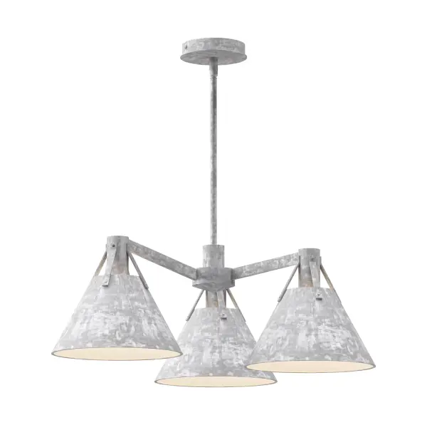 The Archer collection is a classic design with modern touches. Inspired by turning rustic cottage modern, this collection features strong triangular shades of metal, fastened to their sockets with decorative metal straps. Available in many shapes and sizes. How will the Archer fit your mood? Collection: Archer Designer: Alan Pepin Finish: Steel Shade Glass: Steel Shade Width: 25.13" Height: 8.50" Length: 25.13" Weight: 6.43 lb Wire: 60" Rod: 46" (3x12" + 1x6" + 1x4") Canopy: D5" x H1.75" Number of Bulbs: 3 Maximum Wattage: 60.00 W Bulb Type: A19 Bulb Base: E26 Voltage: 120.00 V Material: Steel Country of Origin: China Safety Listing: UL Safety Rating: Dry Manufacturer Warranty: 1 Year Spec Sheet Instructions