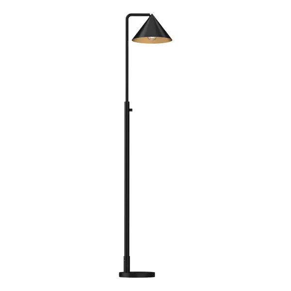 Inspired by Japanese design, the Remy Collection adds flair to simplistic design. With strong, triangular shades and details that make each piece unique, this collection stands out. Both Matte Black and Matte White finishes feature a pop of gold on the interior shade for added style. Also available in Brushed Gold Collection: Remy Designer: Alan Pepin Finish: Matte Black Glass: Steel Shade Width: 9.13" Height: 58.63" Length: 12.13" Wire: 72" Black Canopy: D7.875" x H1" Number of Bulbs: 1 Maximum Wattage: 60.00 W Bulb Type: A15 Bulb Base: E26 Voltage: 120.00 V Material: Steel Country of Origin: China Safety Listing: ETL Safety Rating: Dry Manufacturer Warranty: 1 Year Spec Sheet Instructions