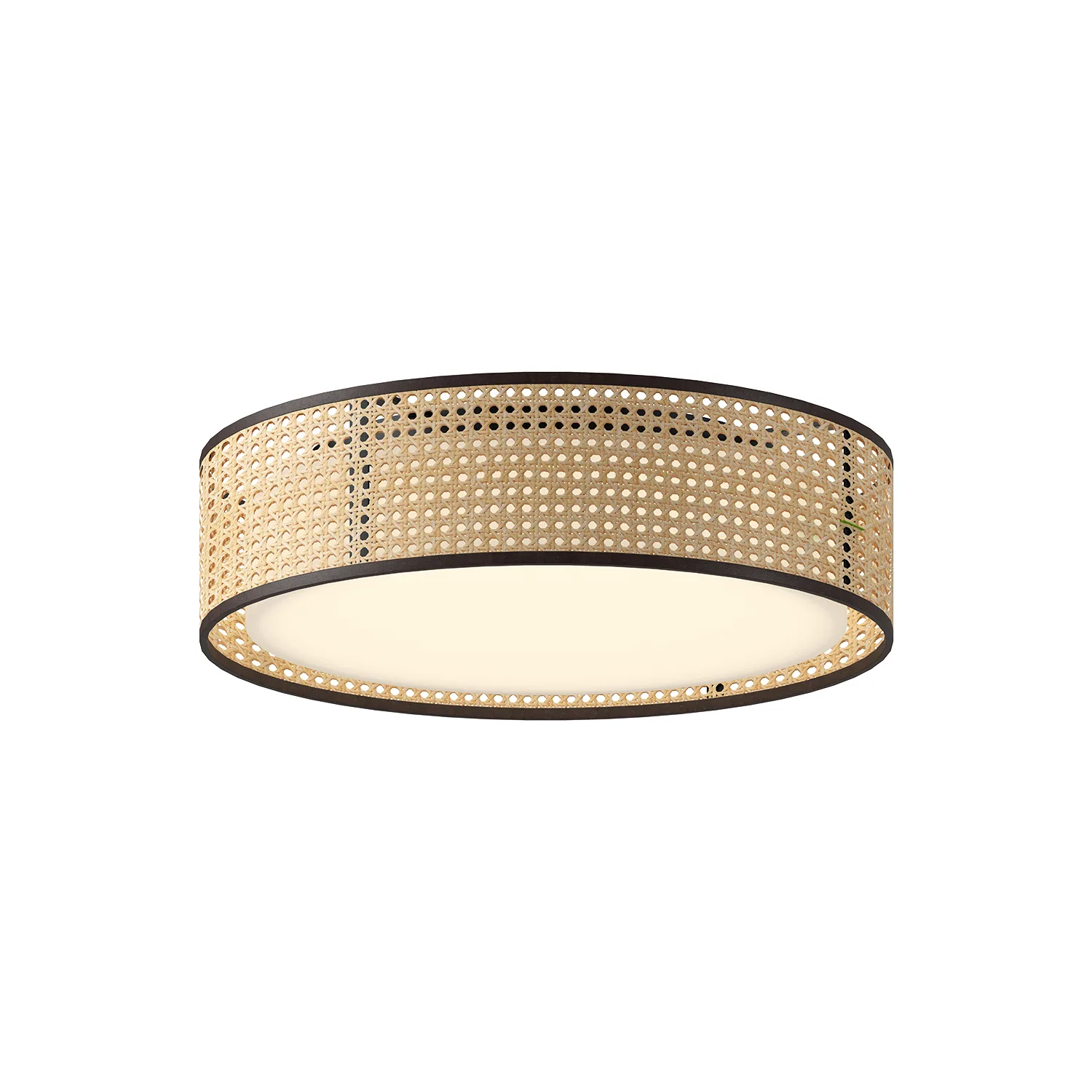 Lyla LED Flush Mount in Rattan