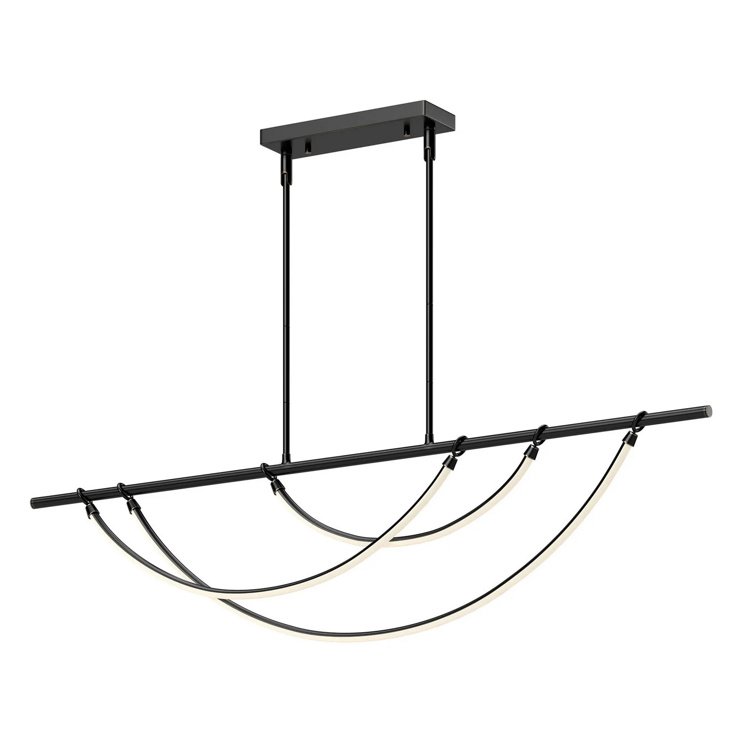 Aryas LED Linear Pendant in Urban Bronze