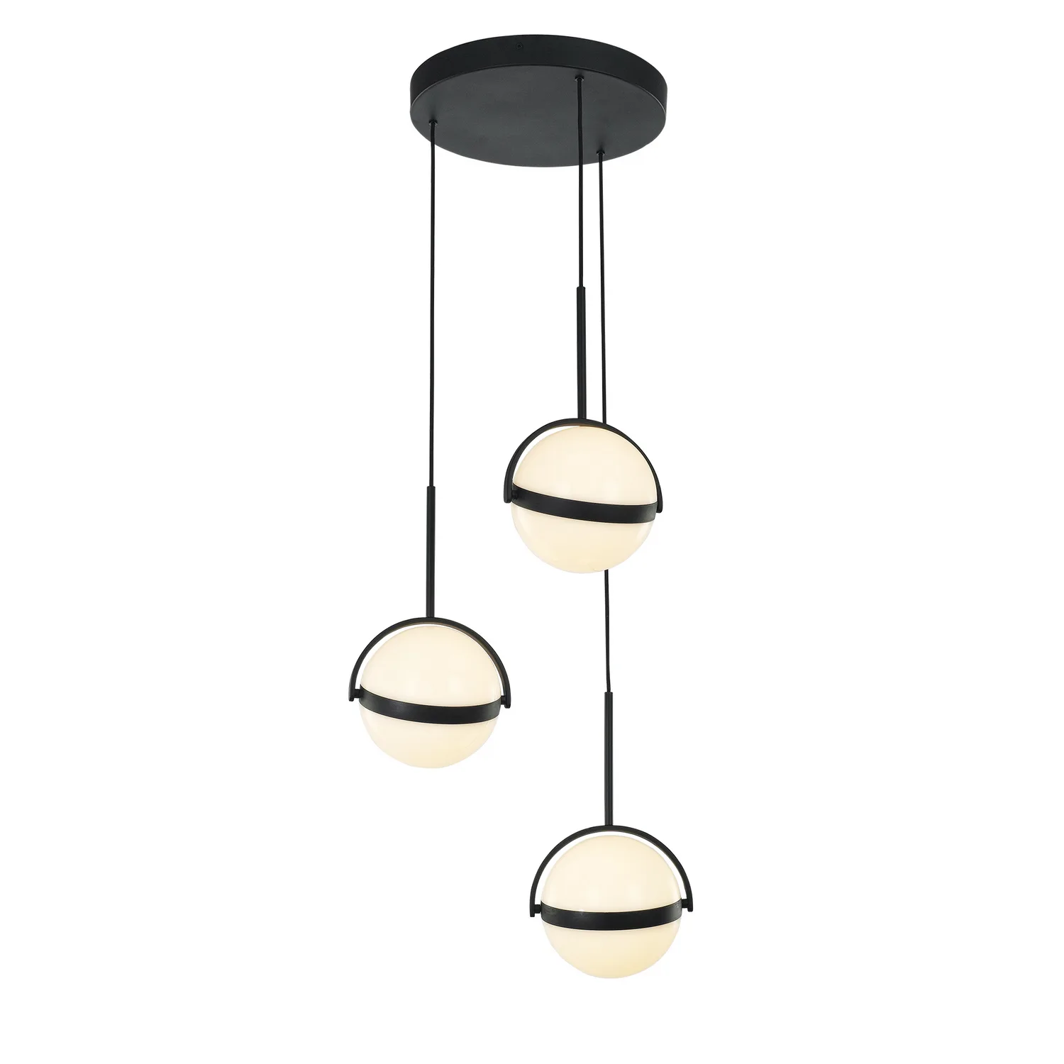 Globo LED Pendant in Matte Black
