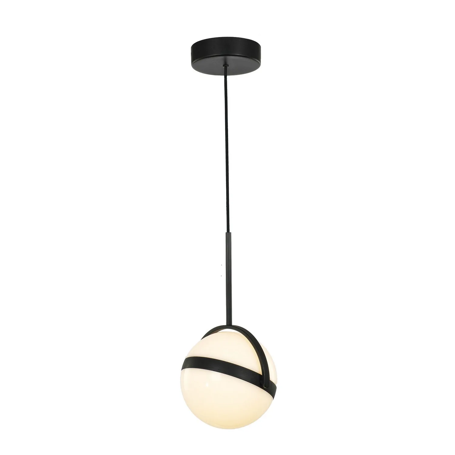Globo LED Pendant in Matte Black