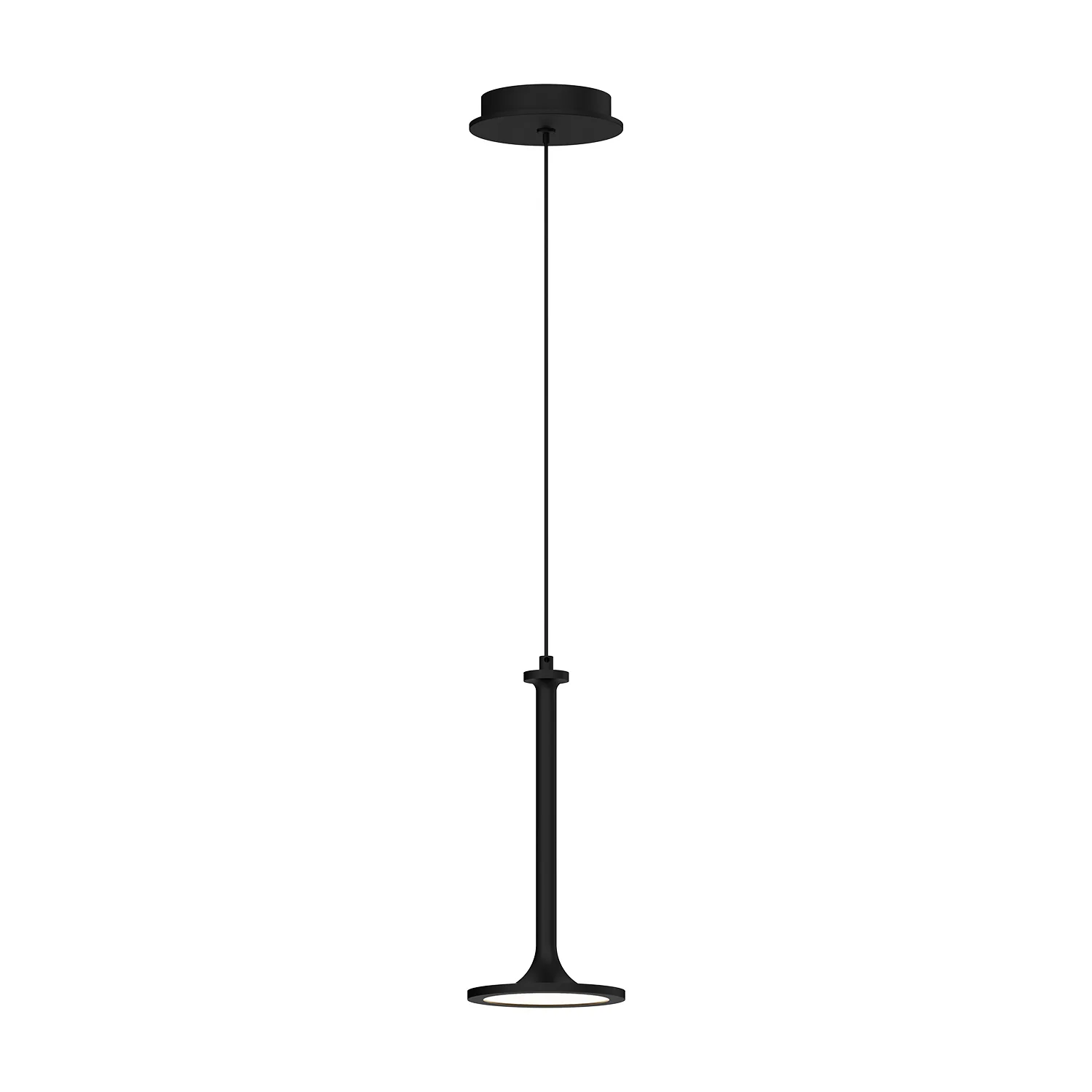 Issa LED Pendant in Matte Black