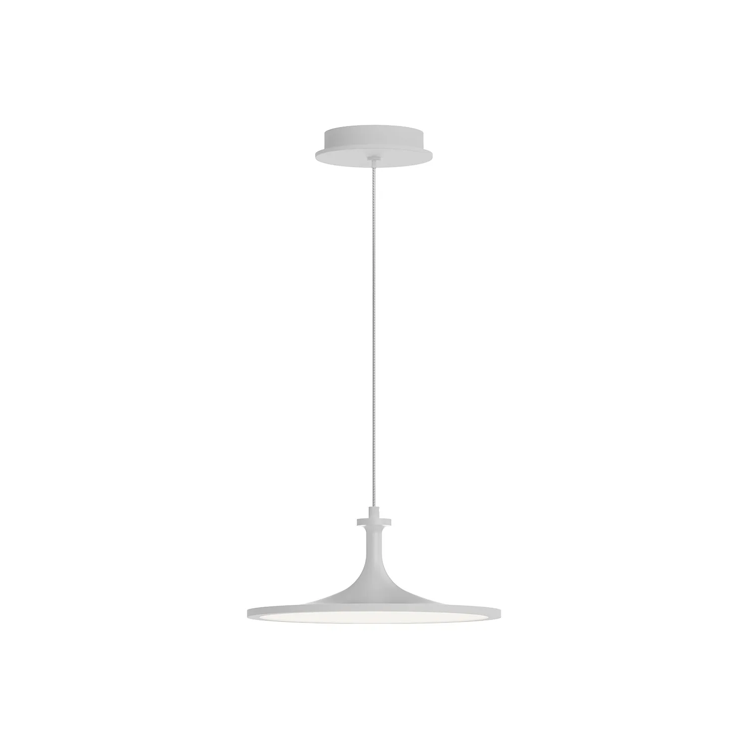 Issa LED Pendant in White