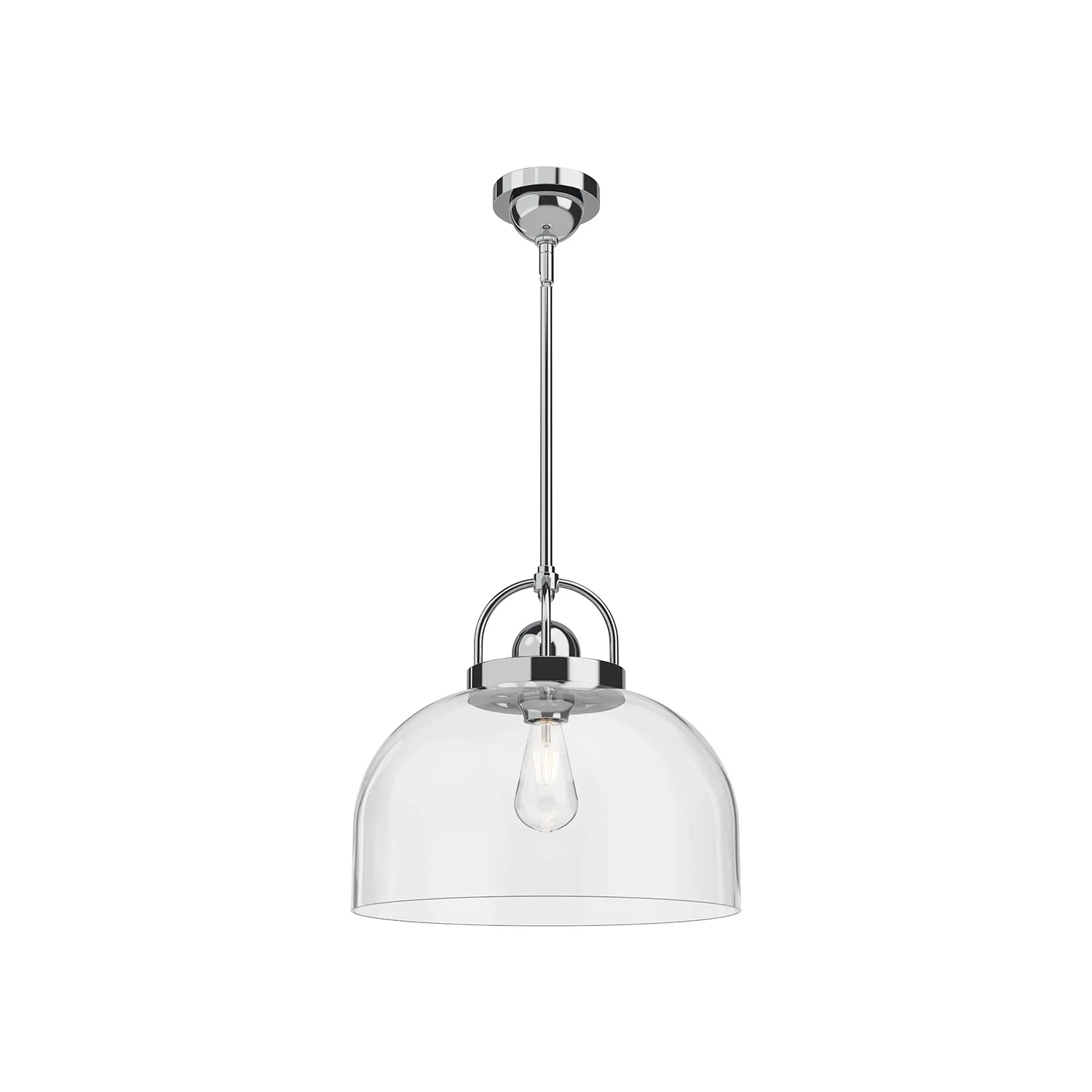 Lancaster One Light Pendant in Chrome