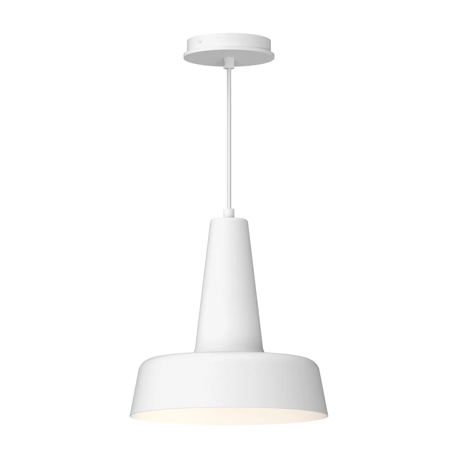 Juliana One Light Pendant in White