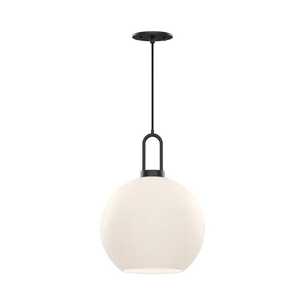 Inspired by traditional Japanese lanterns, the Soji has a timeless silhouette. With many glass and metal-detailing finishes to choose from, it's easy to make the Soji fit your mood. Unique Copper and Smoked Solid glass options create ambiance that changes from day to night with ease, while Clear and Opal Matte glass create a classic statement. Collection: Soji Designer: Ryan Pauly Finish: Matte Black/Opal Matte Glass Glass: Matte Opal Glass Width: 9.88" Height: 14.38" Length: 9.88" Wire: 72" Black Braided Canopy: D4.75" x H0.375" Number of Bulbs: 1 Maximum Wattage: 60.00 W Bulb Type: A19 Bulb Base: E26 Voltage: 120.00 V Material: Steel + Glass Country of Origin: China Safety Listing: UL Safety Rating: Dry Manufacturer Warranty: 1 Year Spec Sheet Instructions