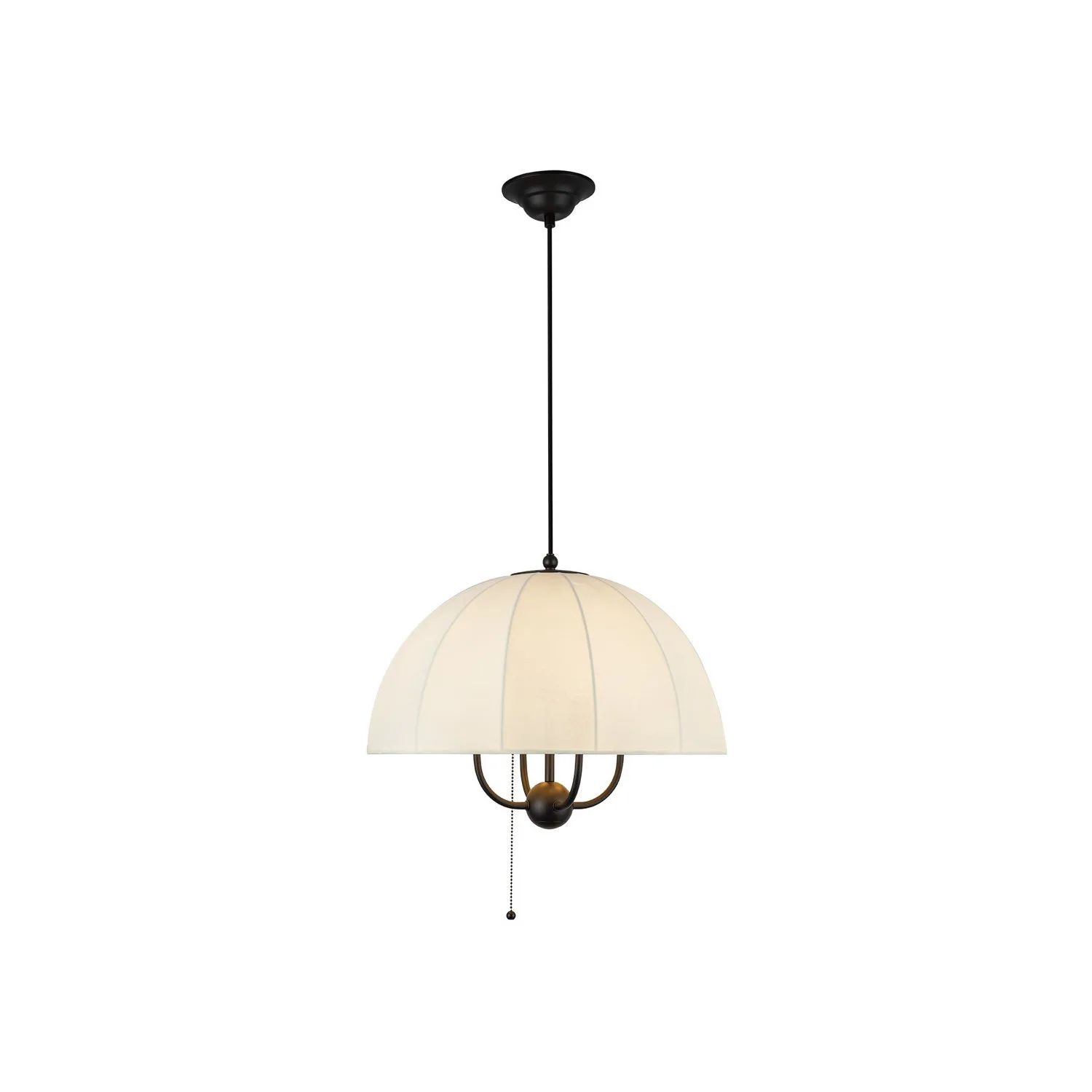 Crosby Four Light Pendant in Matte Black