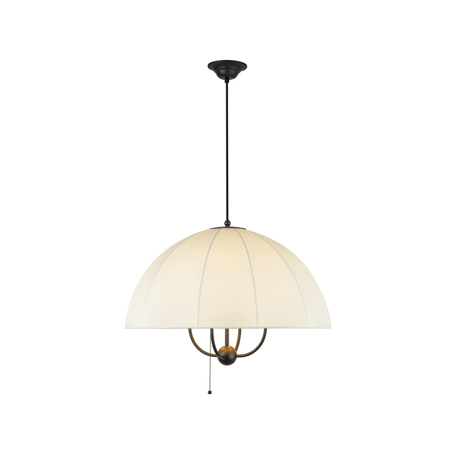 Crosby Four Light Pendant in Matte Black
