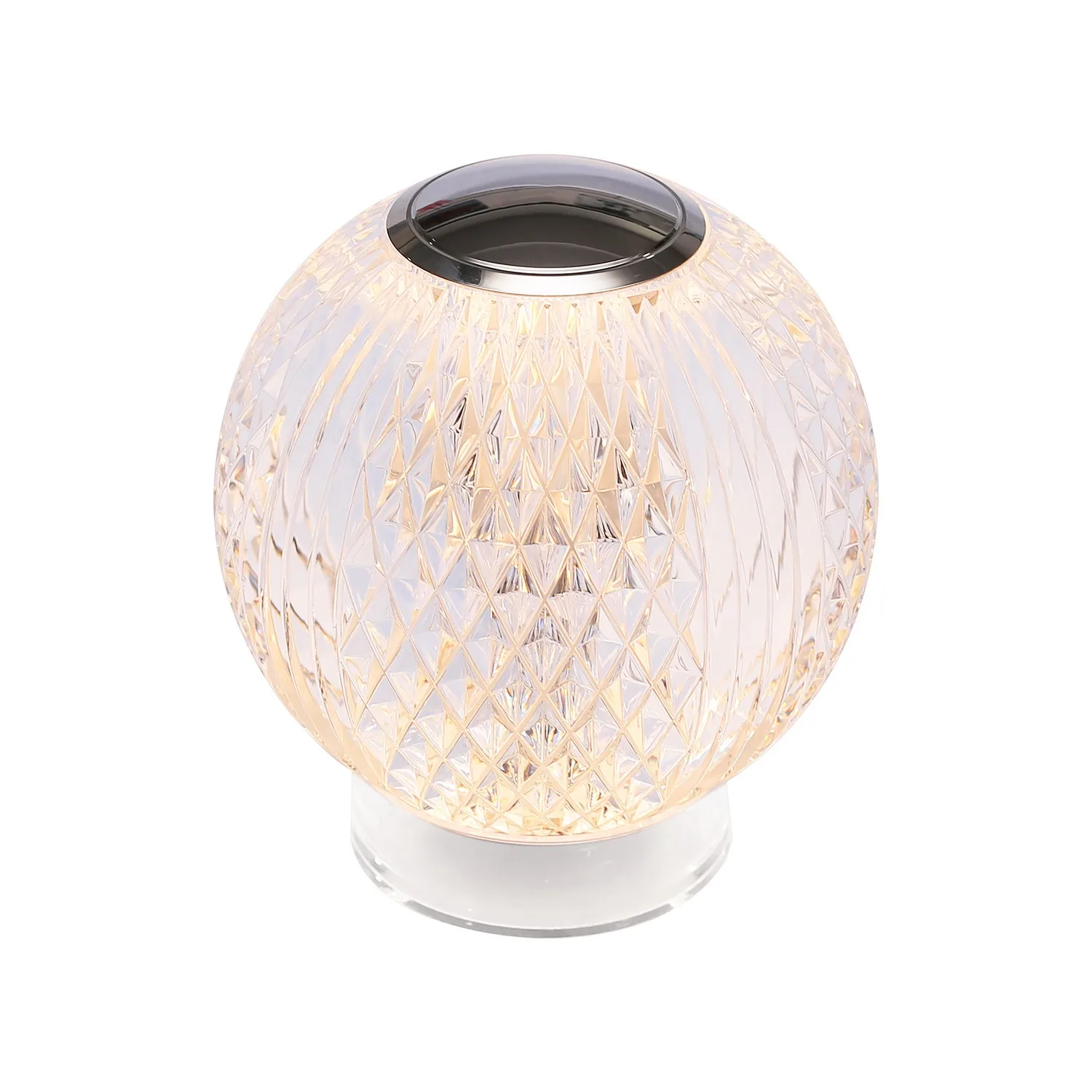 Marni LED Table Lamp in Polished Nickel