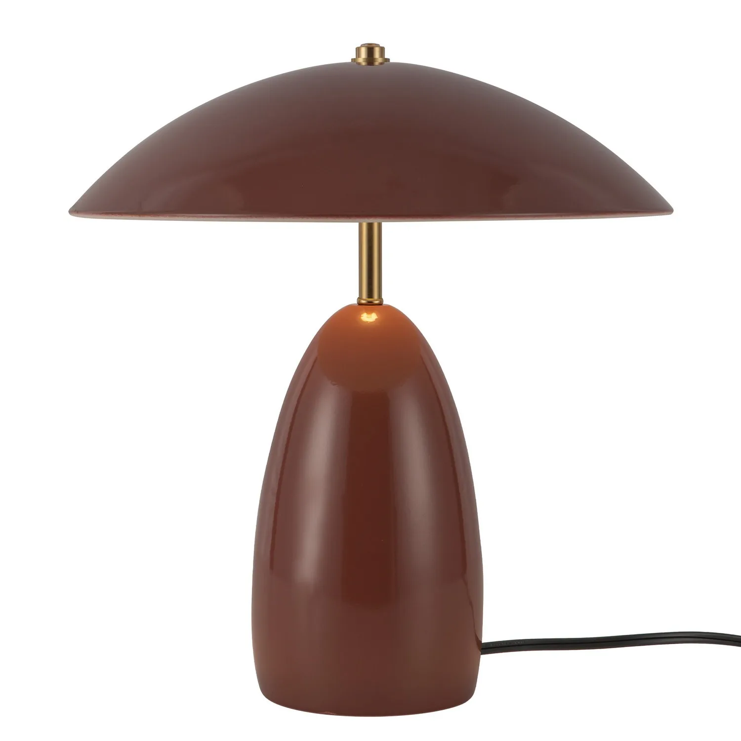 Poppy LED Table Lamp in Burgundy