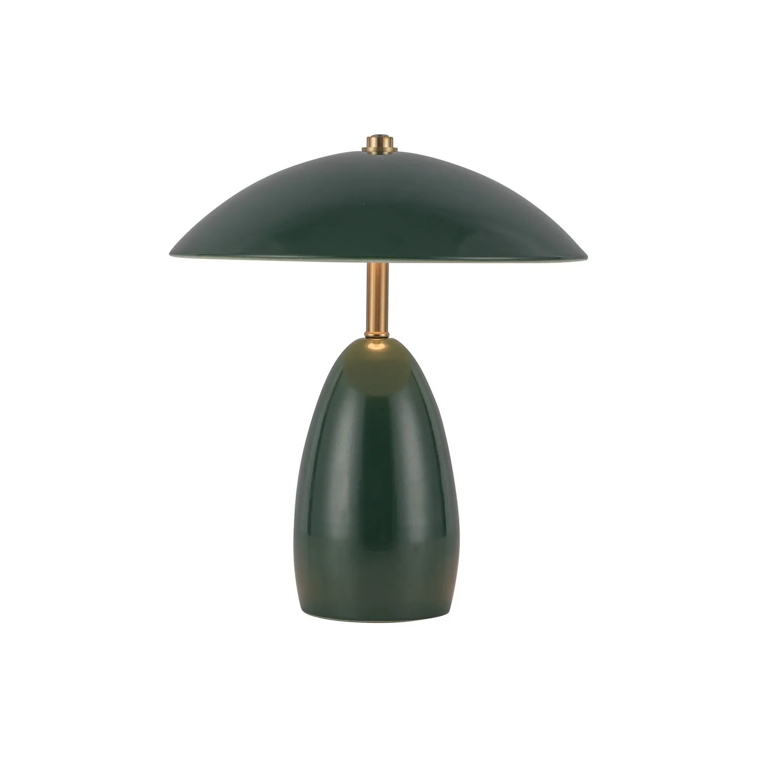 Poppy LED Table Lamp in Pine Green