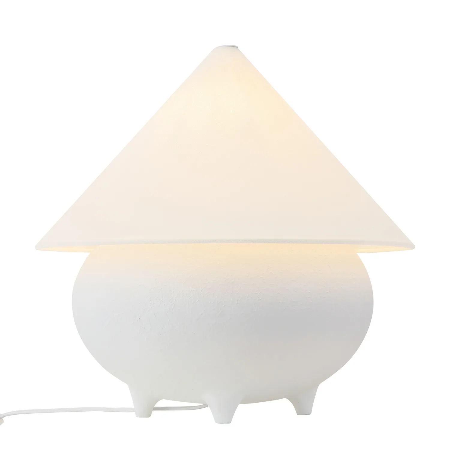 Rowan One Light Table Lamp in Antique White/White Linen
