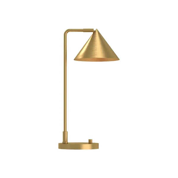 Inspired by Japanese design, the Remy Collection adds flair to simplistic design. With strong, triangular shades and details that make each piece unique, this collection stands out. Both Matte Black and Matte White finishes feature a pop of gold on the interior shade for added style. Also available in Brushed Gold Collection: Remy Designer: Alan Pepin Finish: Brushed Gold Glass: Steel Shade Width: 7.75" Height: 20.13" Length: 10.50" Wire: 72" Black Canopy: D6.75" x H1" Number of Bulbs: 1 Maximum Wattage: 60.00 W Bulb Type: A19 Bulb Base: E26 Voltage: 120.00 V Material: Steel Country of Origin: China Safety Listing: ETL Safety Rating: Dry Manufacturer Warranty: 1 Year Spec Sheet Instructions