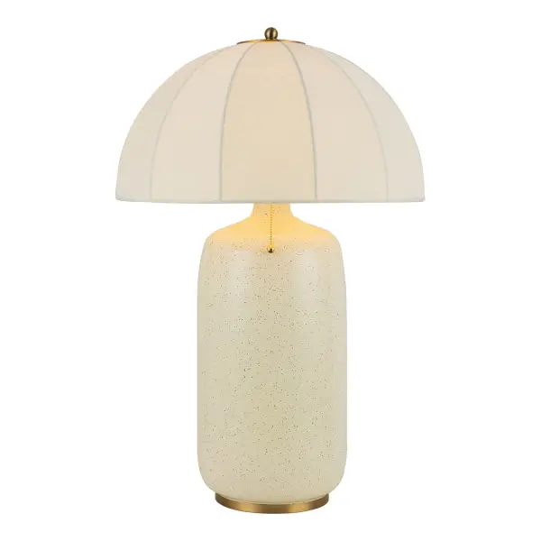 Transform your space with the Crosby decorative lighting collection by Kelsey Leigh Design Co. These fixtures are inspired by vintage parasols and feature light natural shades and delicate details. They come in elegant matte black or brushed gold, so they'll fit in any decor style. Collection: Crosby Designer: Kelsey McGregor Finish: Brushed Gold Glass: Spandex Shade Width: 18.00" Height: 27.63" Length: 18.00" Wire: 72" Brown Canopy: D6.5" x H0.625" Number of Bulbs: 1 Maximum Wattage: 60.00 W Bulb Type: A19 Bulb Base: E26 Voltage: 120.00 V Material: Steel + Fabric Country of Origin: China Safety Listing: ETL Safety Rating: Dry Spec Sheet Instructions