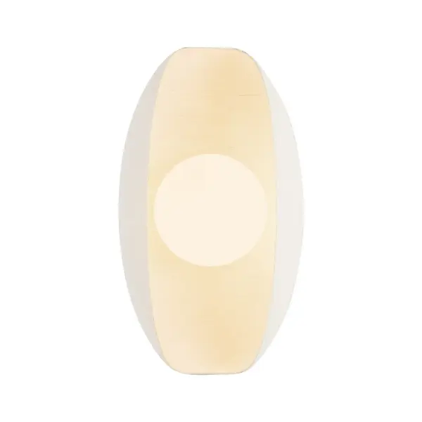The Cortez collection evokes a refined coastal elegance with delicate, shell-inspired forms and glowing pearls of illumination. Designed with organic shapes and finished in luxe, timeless tones, each piece feels both natural and elevated. Perfect for enhancing bedrooms, bathrooms, dining rooms, and more, Cortez brings a serene, ocean-inspired charm to any interior. Its unique blend of soft textures and sophisticated design makes it a standout choice for modern, coastal, or transitional spaces. Collection: Cortez Designer: Haejung Ro Finish: Antique White Glass: Matte Opal Glass Width: 5.00" Height: 9.25" Weight: 3.40 lb Extension from Wall: 4.88" Canopy: D4.75" x E0.625" Maximum Wattage: 7.00 W Light Source: LED Light Output: 580.00 lm Delivered Lumens: 290.00 lm Color Temperature: 2700 K CRI: 90 Rated Average Life: 50,000 Voltage: 120.00 V Material: Steel + Glass Country of Origin: China Safety Listing: ETL Safety Rating: Damp Title 24 LED Spec Sheet Instructions