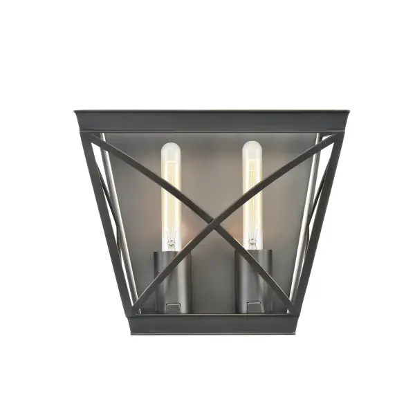 The classic lantern with a modernized flair. The Lattice collection combines a structured outer frame with criss-crossed bands to create an alluring design. Constructed using 100% solid Brass materials and offered in both Urban Bronze and Vintage Brass finishes. Collection: Lattice Sub-Brand: ALORA Finish: Urban Bronze Width: 11.63" Height: 10.00" Weight: 34.30 lb Extension from Wall: 6.38" Canopy: 11.6`` W x 10`` H x 0.6`` E Number of Bulbs: 2 Maximum Wattage: 60.00 W Bulb Type: T Bulb Base: E26 Light Source: Incandescent Voltage: 120.00 V Material: Steel Country of Origin: China Safety Listing: UL Safety Rating: Damp Manufacturer Warranty: 1 Year Spec Sheet Instructions
