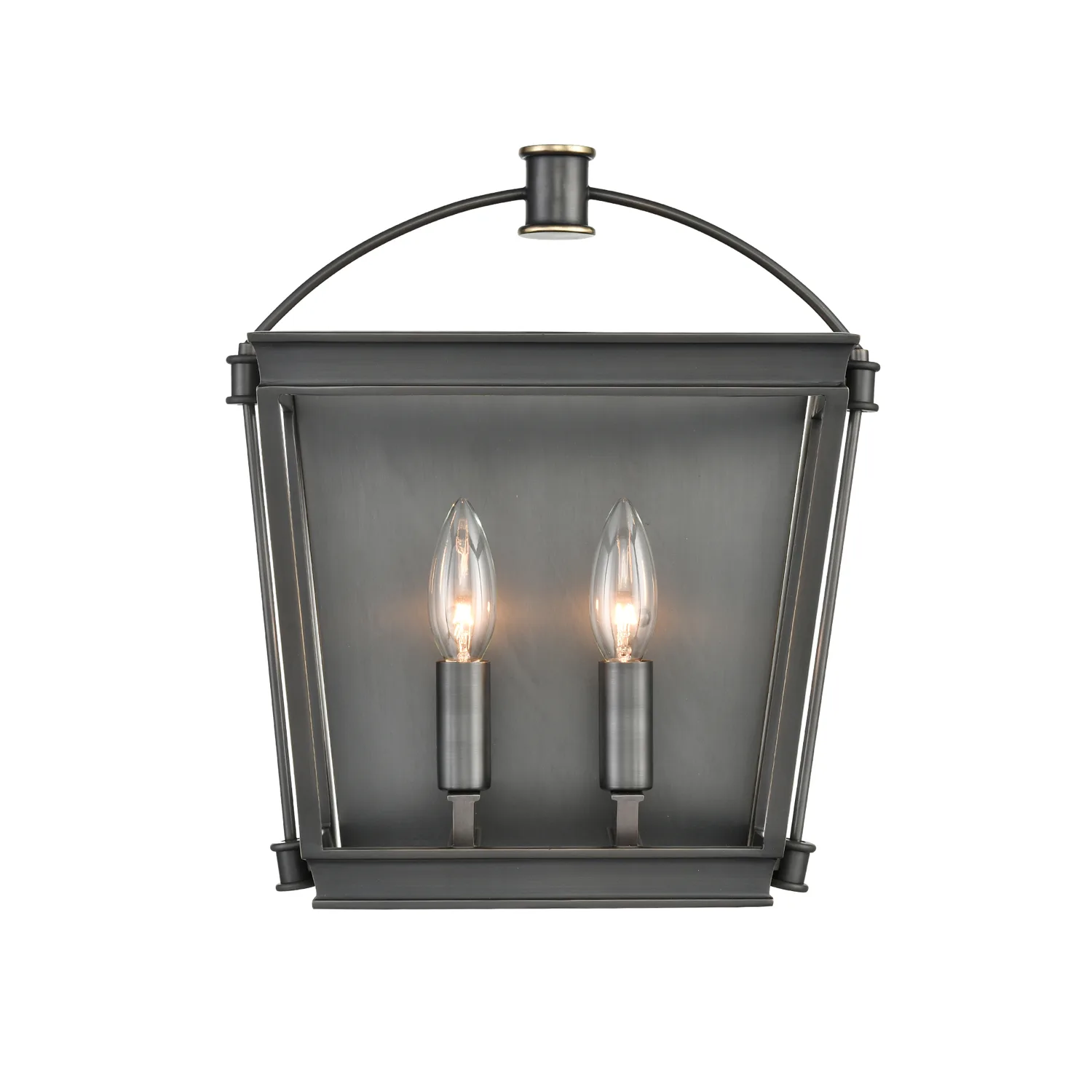 Manor Two Light Bathroom Fixture in Urban Bronze