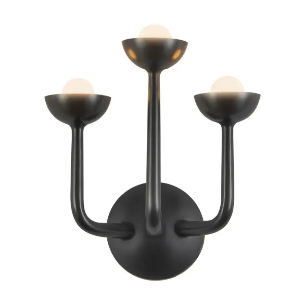 The Spade wall sconces bring the timeless elegance of antique iron lighting into modern interiors. Their bold arched silhouette, paired with luxury brass, urban bronze, and plaster style finishes, evokes vintage charm while seamlessly blending into organic modern, classic cottage, and transitional spaces. With integrated LED, these versatile wall lights offer warm, energy-efficient illumination—perfect for hallways, bathrooms, and bedside lighting. Collection: Spade Designer: Elisa Carlucci Finish: Urban Bronze Glass: Frosted Glass Width: 10.88" Height: 11.63" Weight: 3.62 lb Extension from Wall: 5.63" Canopy: W4.75" x E1.625" Maximum Wattage: 14.00 W Light Source: LED Light Output: 980.00 lm Delivered Lumens: 450.00 lm Color Temperature: 2700 K CRI: 90 Rated Average Life: 50,000 Voltage: 120.00 V Material: Steel + Glass Country of Origin: China Safety Listing: ETL Safety Rating: Damp Title 24 LED Spec Sheet Instructions