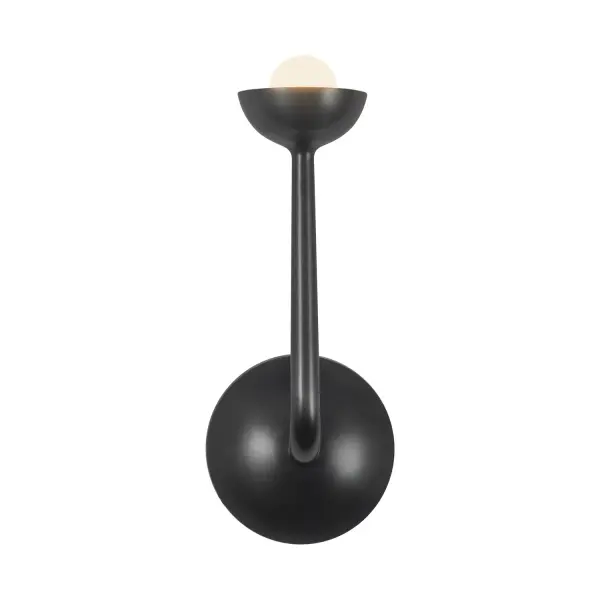 The Spade wall sconces bring the timeless elegance of antique iron lighting into modern interiors. Their bold arched silhouette, paired with luxury brass, urban bronze, and plaster style finishes, evokes vintage charm while seamlessly blending into organic modern, classic cottage, and transitional spaces. With integrated LED, these versatile wall lights offer warm, energy-efficient illumination—perfect for hallways, bathrooms, and bedside lighting. Collection: Spade Designer: Elisa Carlucci Finish: Urban Bronze Glass: Frosted Glass Width: 4.75" Height: 11.63" Weight: 1.98 lb Extension from Wall: 5.63" Canopy: W4.75" x E1.625" Maximum Wattage: 6.00 W Light Source: LED Light Output: 450.00 lm Delivered Lumens: 205.00 lm Color Temperature: 2700 K CRI: 90 Rated Average Life: 50,000 Voltage: 120.00 V Material: Steel + Glass Country of Origin: China Safety Listing: ETL Safety Rating: Damp Title 24 LED Spec Sheet Instructions