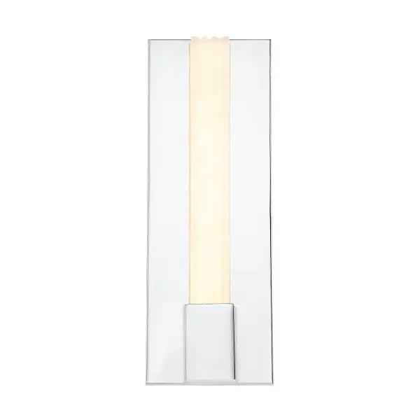 The Kismet collection evokes a classic elegance of a time past. With stunning column-like ribbed alabaster panes, and stunning forged metal frames, this collection takes elegance to a new level. Creating an ambient glow, this collection sets the right tone in any space. Alabaster boasts distinct variations in both its veining and tone, a unique characteristic of a timeless natural material. No two pieces will look the exact same. Collection: Kismet Designer: Alan Pepin Sub-Brand: ALORA Finish: Polished Nickel/Alabaster Glass: Alabaster Shade Width: 5.00" Height: 14.00" Extension from Wall: 2.00" Maximum Wattage: 16.00 W Bulb Type: Module Bulb Base: AC Light Source: LED Light Output: 1280.00 lm Delivered Lumens: 674.00 lm Color Temperature: 3000 K CRI: 90 Rated Average Life: 50,000 Voltage: 120.00 V Material: Steel + Alabaster Country of Origin: China Safety Listing: ETL Safety Rating: Damp ADA Title 24 LED Manufacturer Warranty: 5 Years Spec Sheet Instructions