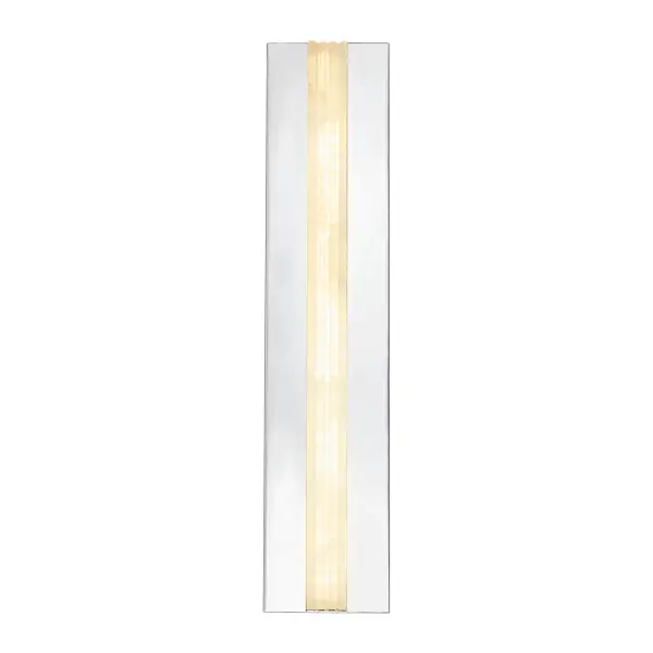 The Kismet collection evokes a classic elegance of a time past. With stunning column-like ribbed alabaster panes, and stunning forged metal frames, this collection takes elegance to a new level. Creating an ambient glow, this collection sets the right tone in any space. Alabaster boasts distinct variations in both its veining and tone, a unique characteristic of a timeless natural material. No two pieces will look the exact same. Collection: Kismet Designer: Alan Pepin Sub-Brand: ALORA Finish: Polished Nickel/Alabaster Glass: Alabaster Shade Width: 5.00" Height: 23.00" Extension from Wall: 2.00" Maximum Wattage: 31.00 W Bulb Type: Module Bulb Base: AC Light Source: LED Light Output: 2400.00 lm Delivered Lumens: 1558.00 lm Color Temperature: 3000 K CRI: 90 Rated Average Life: 50,000 Voltage: 120.00 V Material: Steel + Alabaster Country of Origin: China Safety Listing: ETL Safety Rating: Damp ADA Title 24 LED Manufacturer Warranty: 5 Years Spec Sheet Instructions
