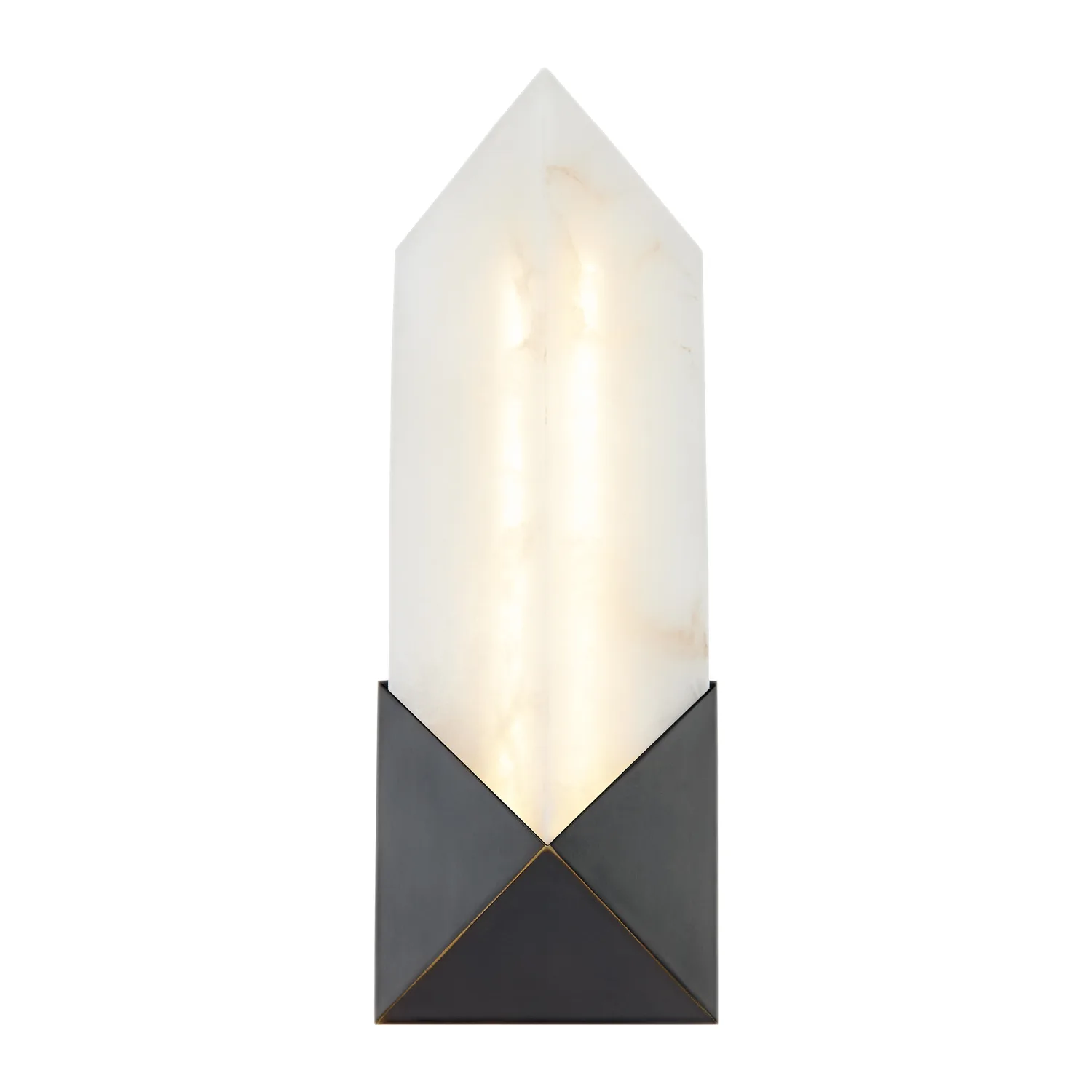 Caesar LED Vanity in Urban Bronze/Alabaster