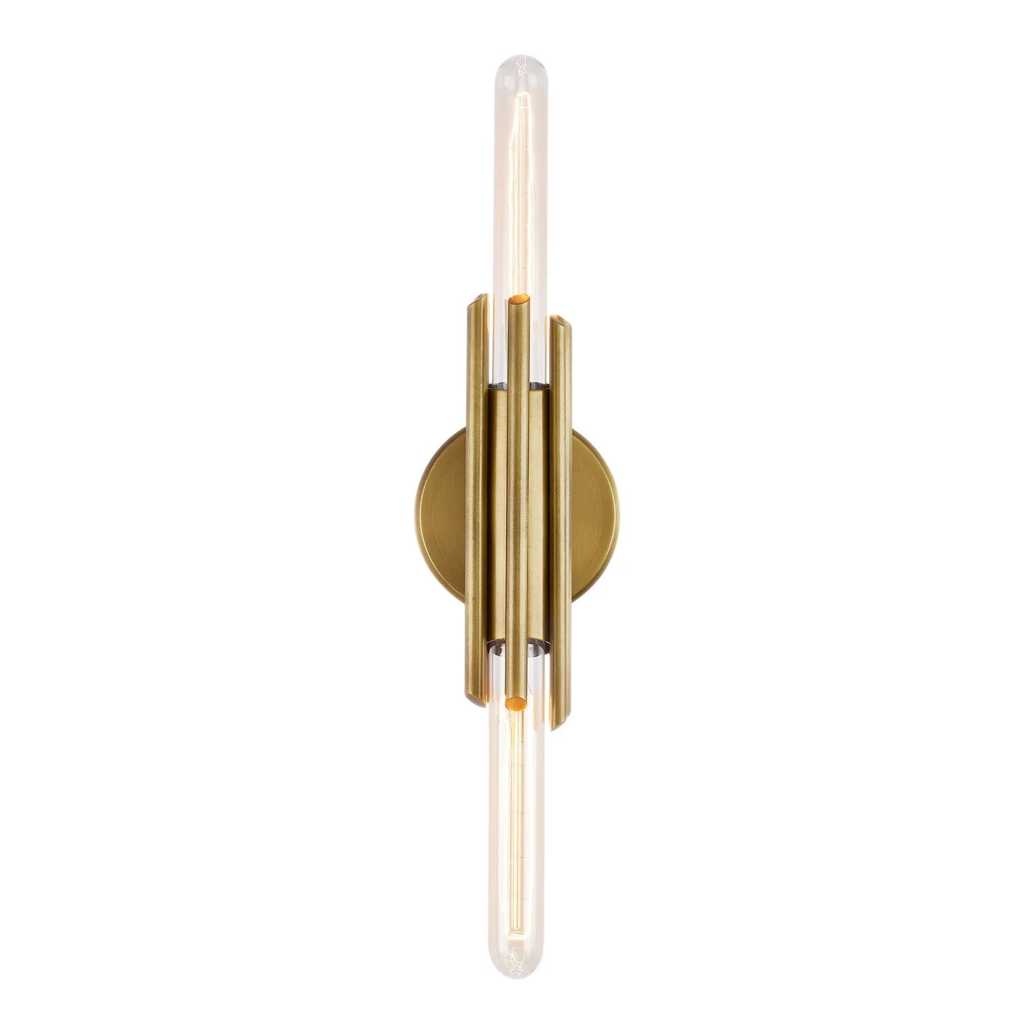 Torres Two Light Vanity in Vintage Brass