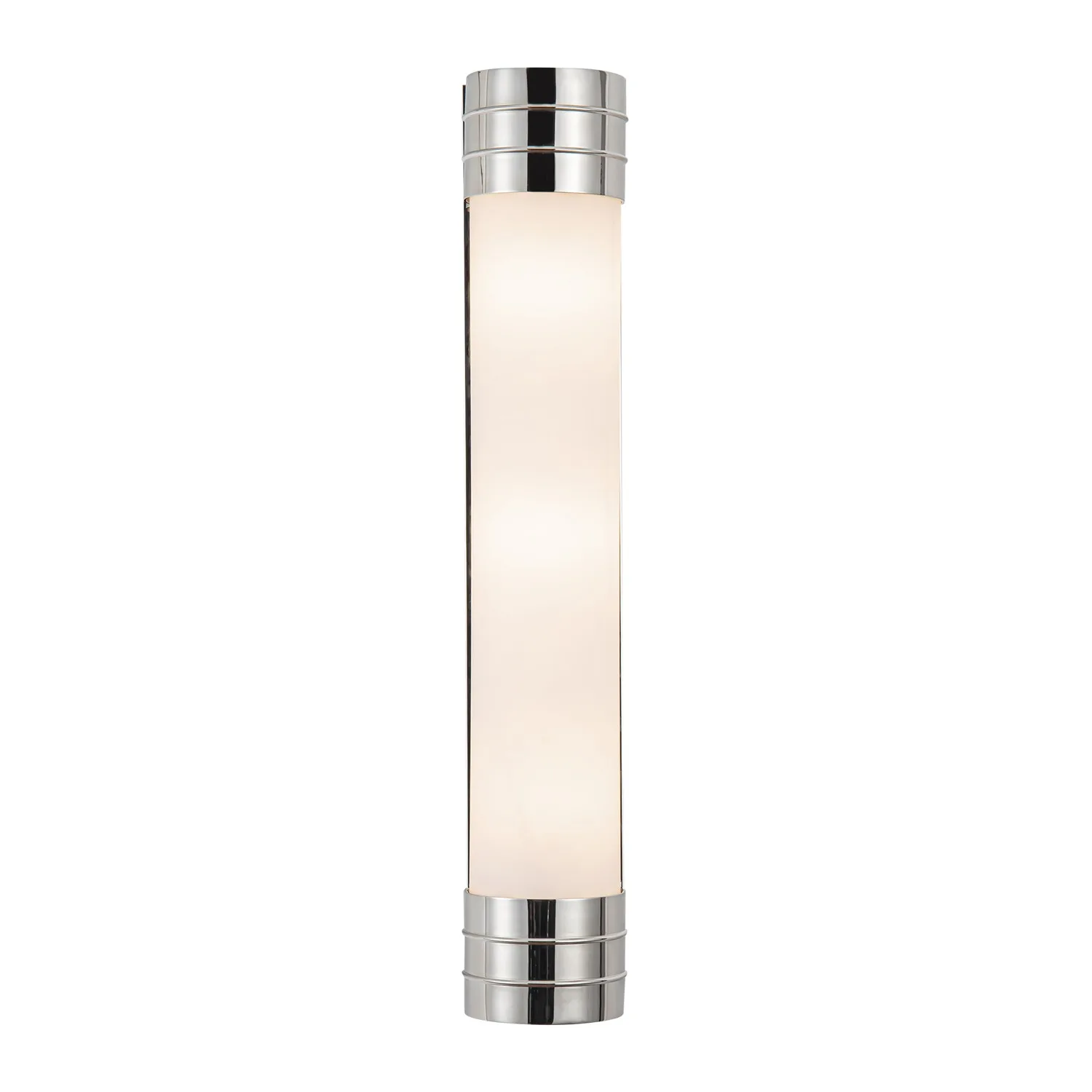 Willard Three Light Vanity in Polished Nickel/Opal Matte Glass