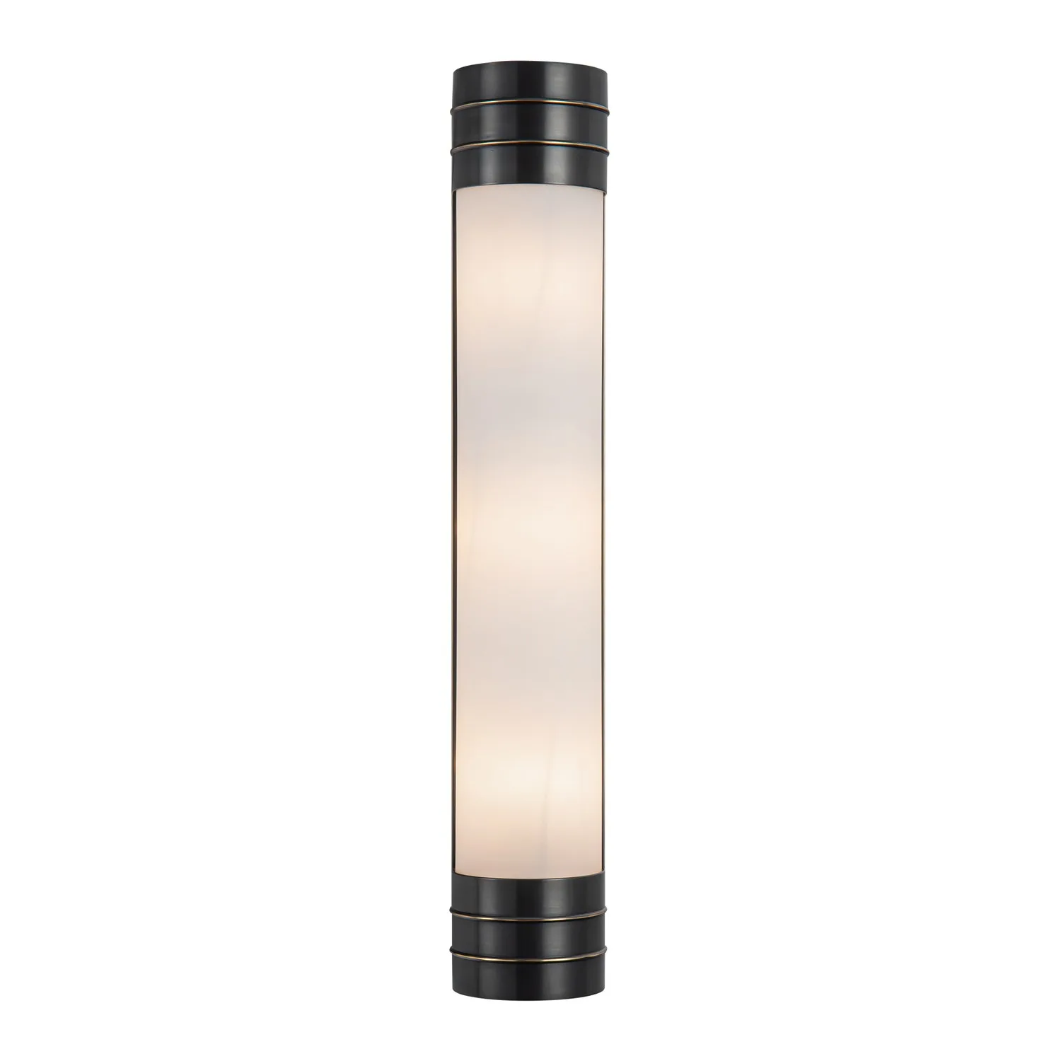 Willard Three Light Vanity in Urban Bronze/Opal Matte Glass