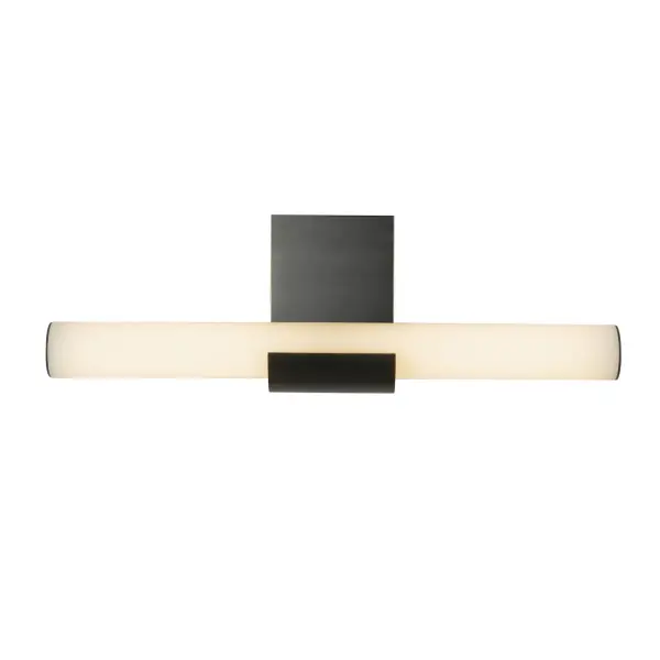 Embrace the celestial elegance of Apollo sconces, where opulent milk glass meets the timeless allure of vintage brass or urban bronze accents. Effortlessly chic, each piece exudes understated luxury, casting an ample glow ideal for any bathroom or bedside sanctuary. Collection: Apollo Designer: Alan Pepin Finish: Urban Bronze Glass: Opal Glass Shade Width: 20.25" Height: 6.50" Length: 20.25" Extension from Wall: 3.00" Canopy: W4.625" x H5" x E0.875" Maximum Wattage: 13.00 W Bulb Type: LED Light Source: LED Light Output: 1190.00 lm Delivered Lumens: 1044.00 lm Color Temperature: 3000 K CRI: 90 Rated Average Life: 50,000 Voltage: 120.00 V Material: Steel + Glass Country of Origin: China Safety Listing: ETL Safety Rating: Damp ADA Title 24 LED Spec Sheet Instructions