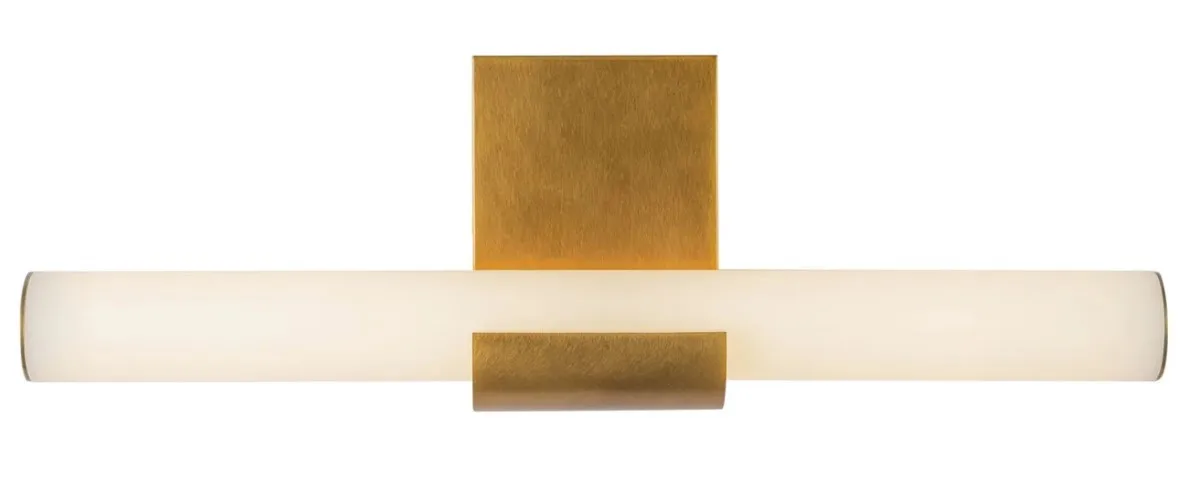 Apollo LED Wall Vanity in Vintage Brass
