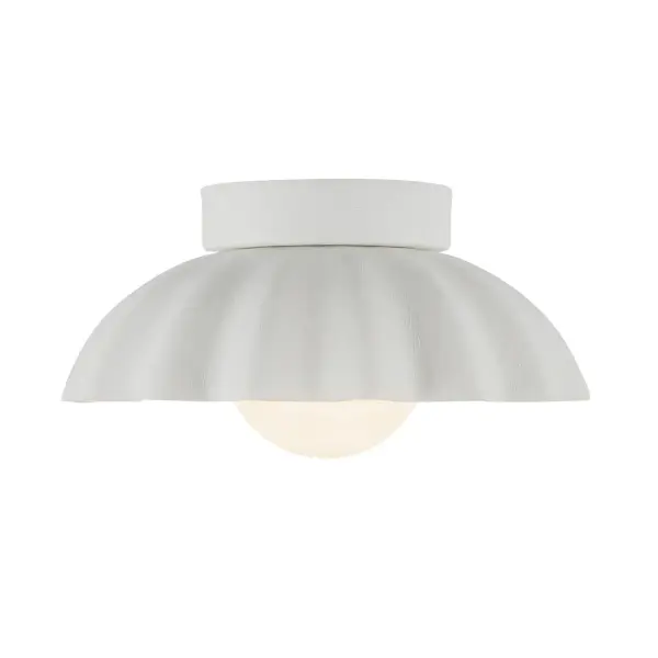 The Soleil sconce is a real showstopper! With its vintage-inspired sunburst shade, it's like a ray of sunshine that'll brighten up any room. Whether you hang it on the wall or ceiling, it'll add a pop of color and style that's sure to impress. And guess what? It comes in three different color temperatures, so you can choose the perfect shade to match your mood and the vibe of your space. Collection: Soleil Designer: Kuzco Studio Finish: Antique White/Opal Glass Glass: Matte Opal Glass Width: 10.00" Length: 10.00" Extension from Wall: 5.00" Canopy: D4.75" x E1.25" Maximum Wattage: 9.00 W Bulb Type: LED Light Source: LED Light Output: 840.00 lm Delivered Lumens: 498.00 lm Color Temperature: 2700 K CRI: 90 Rated Average Life: 50,000 Voltage: 120.00 V Material: Aluminum + Steel + Glass Country of Origin: China Safety Listing: ETL Safety Rating: Damp Title 24 LED Spec Sheet Instructions
