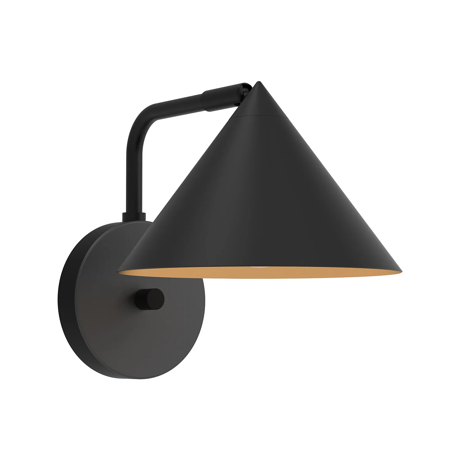 Remy One Light Wall Sconce in Matte Black