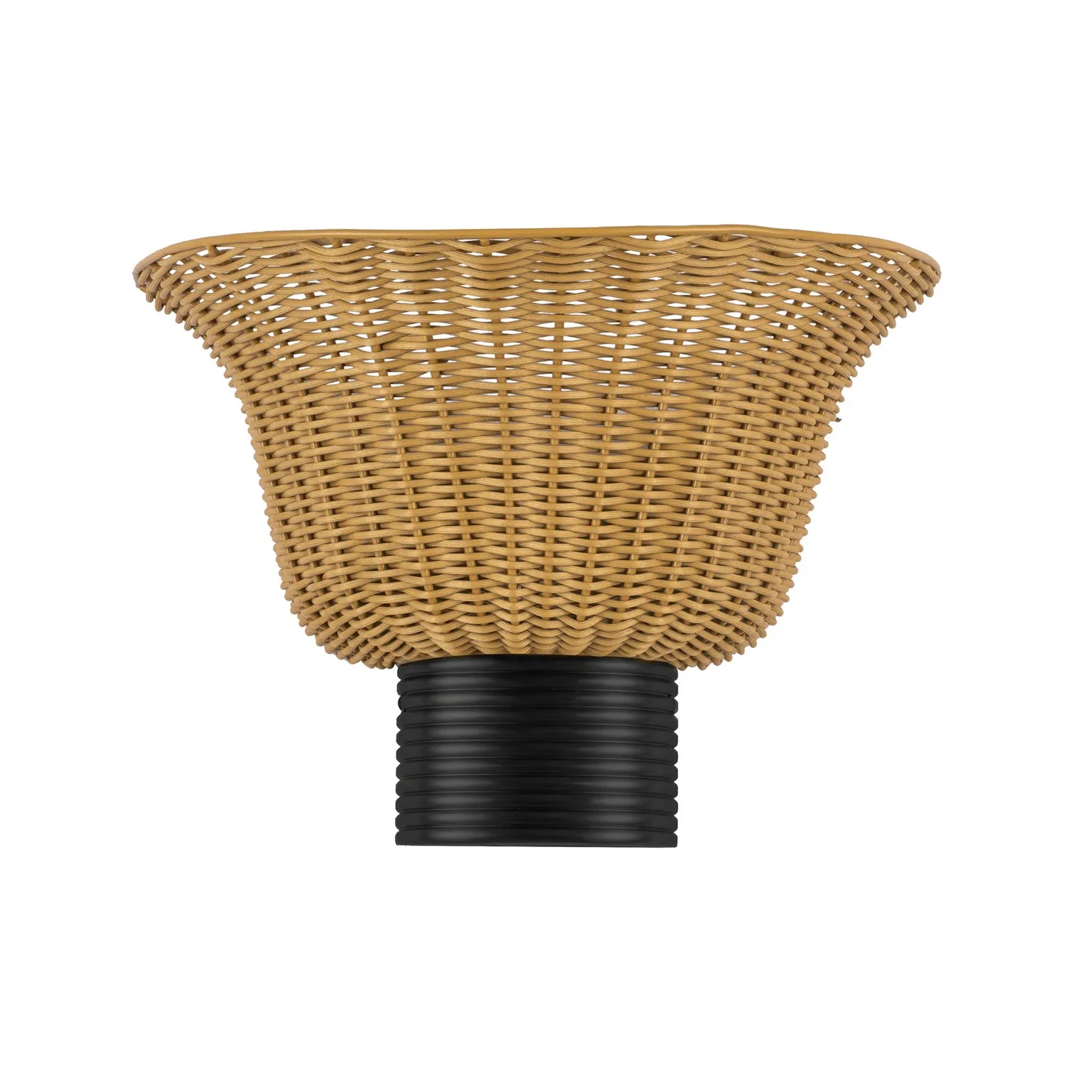 Rancho One Light Vanity in Matte Black