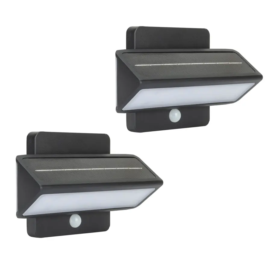 Architectural Solar Wall Accent Light with Motion Sensor - Image 1