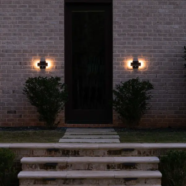 Architectural Solar Wall Accent Light with Motion Sensor - Image 4