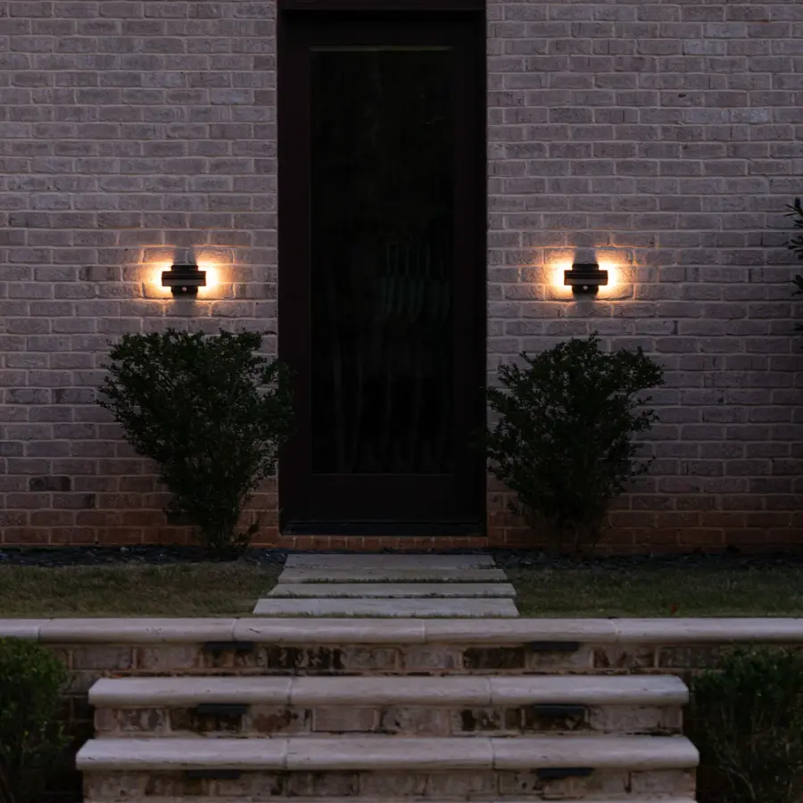 Architectural Solar Wall Accent Light with Motion Sensor - Image 4