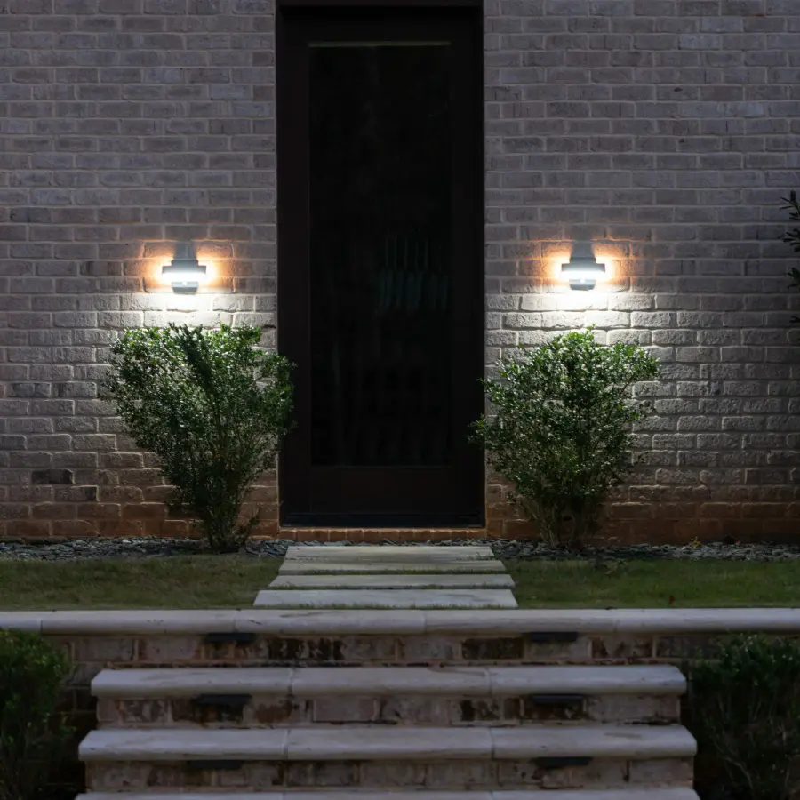Architectural Solar Wall Accent Light with Motion Sensor - Image 6
