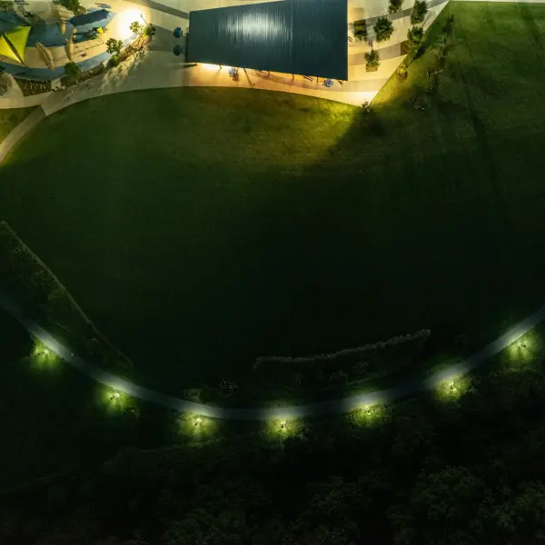 Modern Commercial Solar LED Post Light with Motion Sensor - Image 7