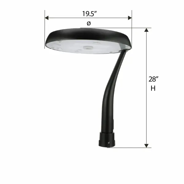 Modern Commercial Solar LED Post Light with Motion Sensor - Image 8