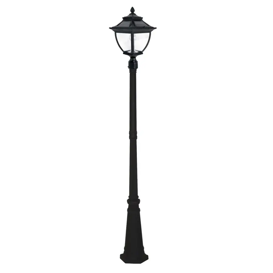 Pagoda Bulb Solar Lamp Post - Single Lamp - Image 1
