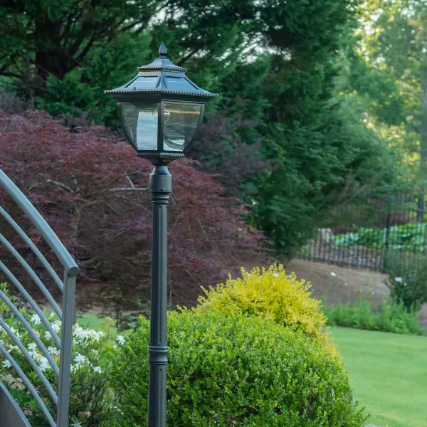 Pagoda Bulb Solar Lamp Post - Single Lamp - Image 5