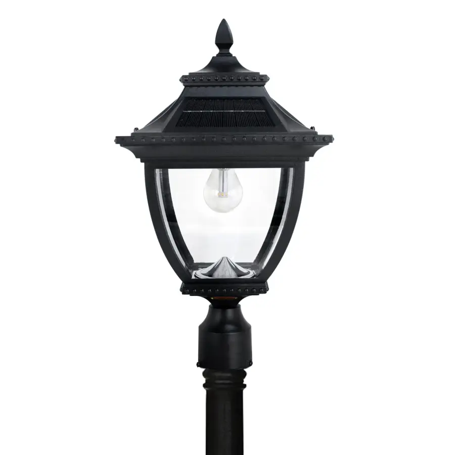 Pagoda Bulb Solar Lamp Post - Single Lamp - Image 6